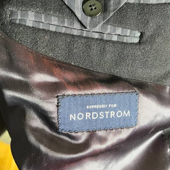 Ted Baker London Black Wool Pea Coat - Picture 4 of 7